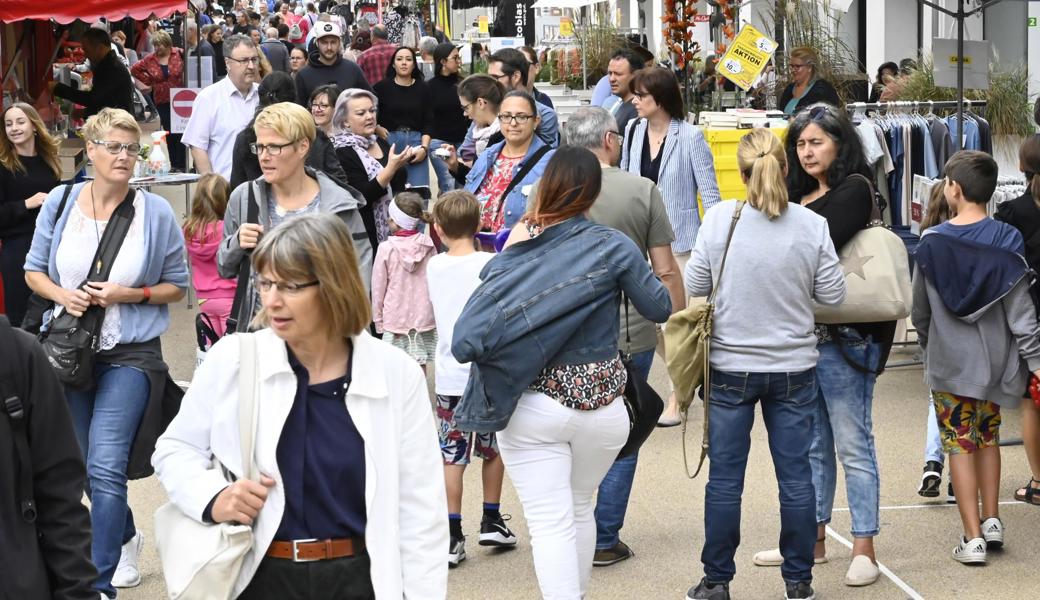 Der Heerbrugger Herbstmarkt war fast so gut besucht wie in Zeiten vor Corona.