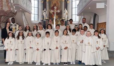 21 Kinder feierten Erstkommunion mit dem Motto: «Brot des Lebens»