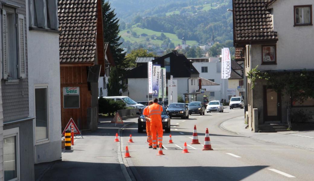 Der Zebrastreifen an dieser Stelle in Marbach wurde im Frühjahr entfernt - und nun "zurückgebracht".