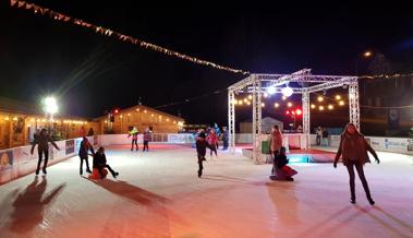 Eisbahn zum Stosswirt  zurück auf dem Stossplatz