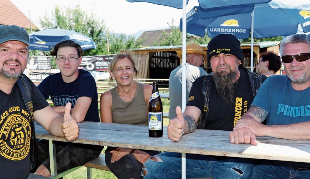 Motorradfreunde von nah und fern nahmen bei der alljährlich stattfindenden Ausfahrt teil. 