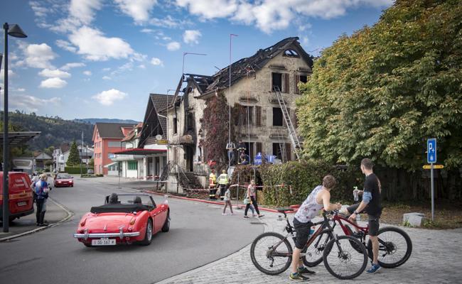 Der Tag nach dem Brand