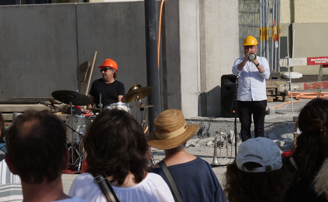 «Zentaurum drum» endet nach 28 Konzerten auf der Baustelle