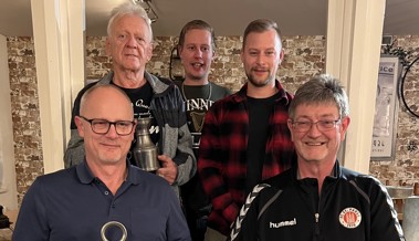 Daniel Stieger beim Absenden des Feldschützenvereins Oberriet zum Jahressieger gekürt