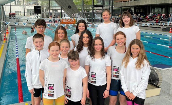 Rhy Swimming ist in sehr guter Form: Acht Medaillen in Biel