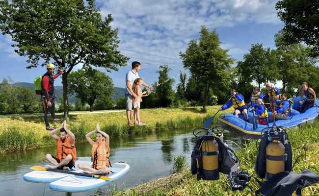 Von Stand-up-Paddle-Yoga bis zum Rafting – diese Wasserabenteuer warten in der Region