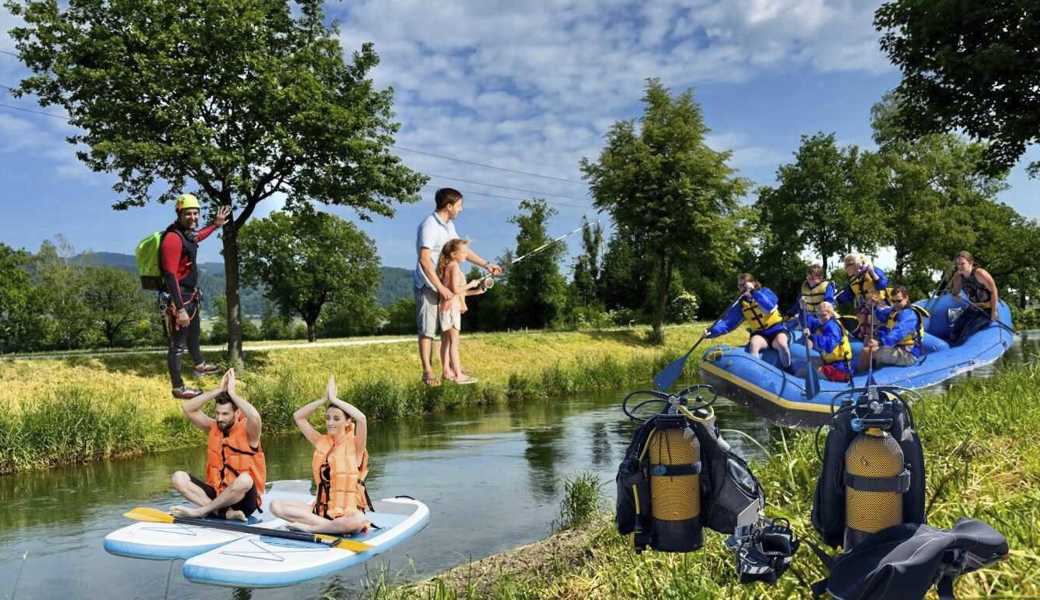 Von Stand-up-Paddle-Yoga bis zum Rafting – diese Wasserabenteuer warten in der Region