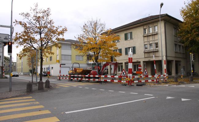 Einbahn auf der Unterdorfstrasse
