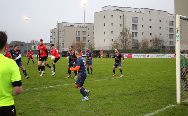 Rheineck ist die letzte Rheintaler Mannschaft im OFV-Cup 3.-5. Liga