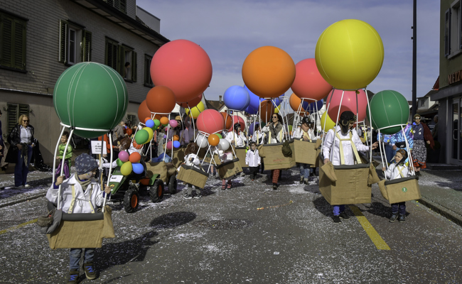 Die Bilder vom bunten und ausgelassenen Fasnachtsumzug
