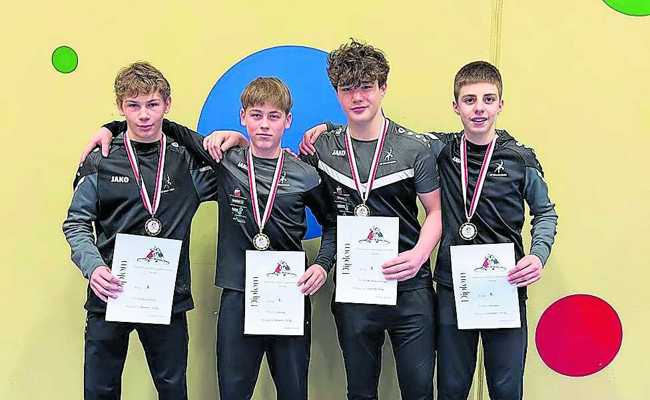 Dreimal Gold und einmal Bronze für den RC Oberriet-Grabs im Kanton Fribourg