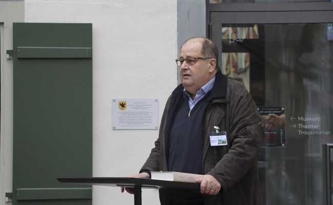 «Nur wer seine Geschichte kennt, kann Zukunft gestalten»: Gedenktafel für Reformator eingeweiht