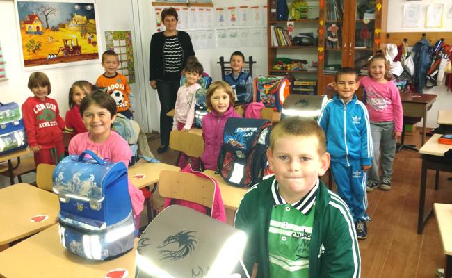 Rheintaler Schultaschen für rumänische Kinder