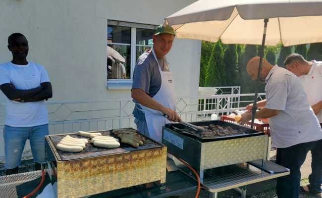 Herzliche Begegnungen beim Sommerfest
