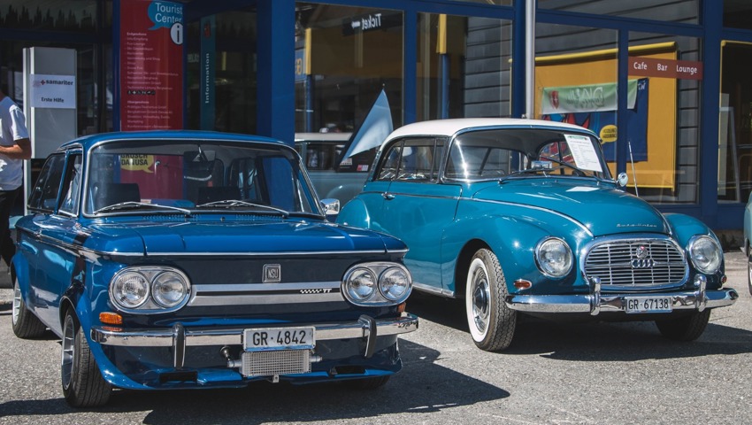 Das Rheintal war am Auditreffen in Grüsch mit zahlreichen Autos vertreten