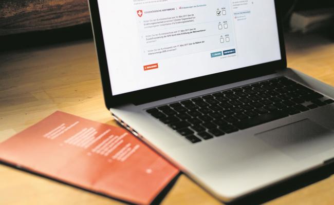 Weniger Bürger stimmten online