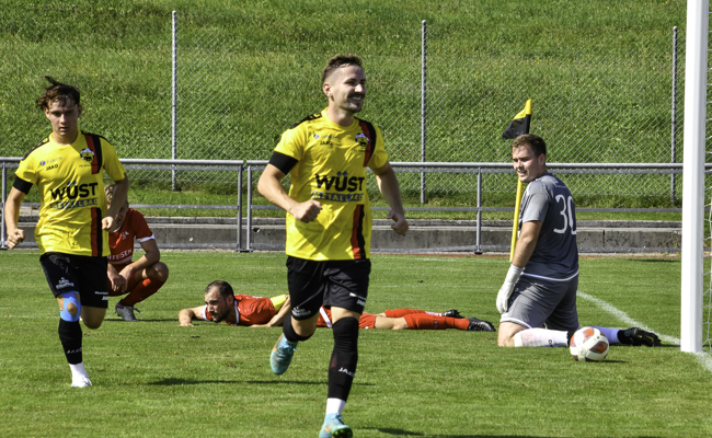 Widnauer, Altstätter und Rüthner Torschützen auf dem Vormarsch