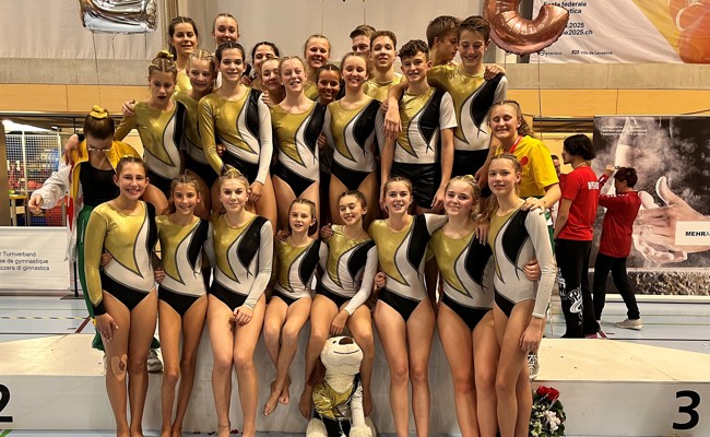 Vierter Schweizer Meistertitel im Bodenturnen in Serie für die U17 des STV Balgach