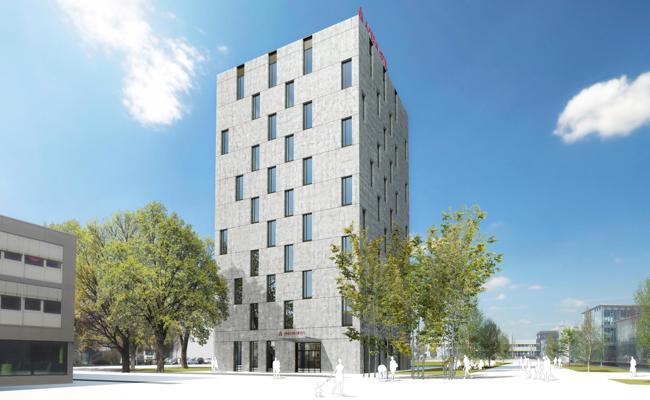 Vierstern-Hotel gleich ennet der Grenze