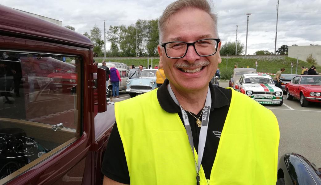 Fredy Pillinger, Präsident der Historischen Verkehrsschau. 