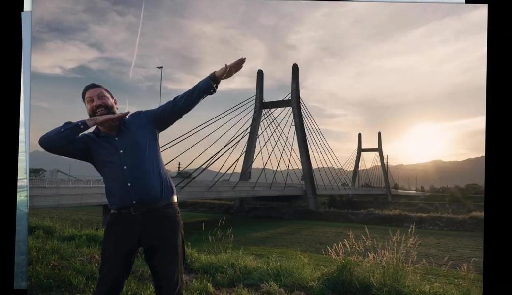 Der Imagefilm «Wa macht üsers Rhintal so grossartig?» mit Nico Arn wurde 2,8 Millionen Mal aufgerufen. 