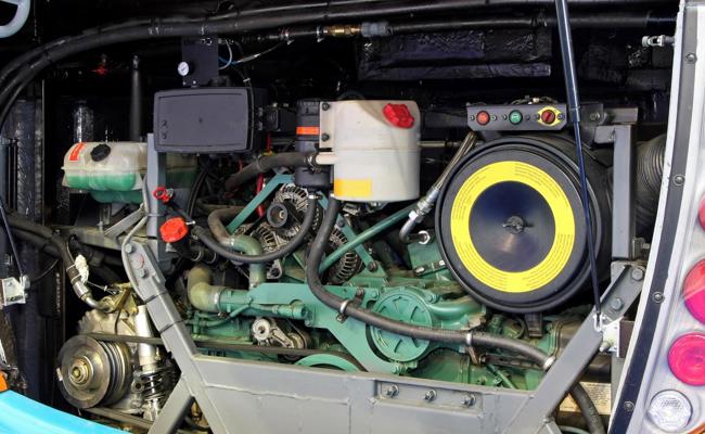Linienbus geriet in Brand