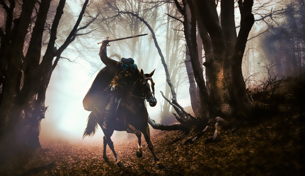 Gruselig: Man darf gespannt sein, wie die Freilichtbühne Rüthi das Motiv des kopflosen Reiters umsetzt.  Gruselig: Man darf gespannt sein, wie die Freilichtbühne Rüthi das Motiv des kopflosen Reiters umsetzt.