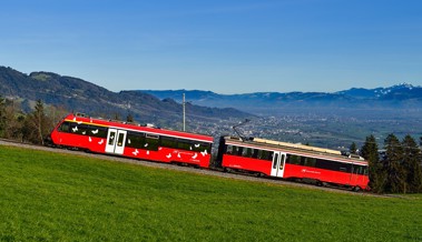 Plus 10 Prozent: Die Passagierzahlen auf der Zahnradbahn Altstätten-Gais haben sich positiv entwickelt