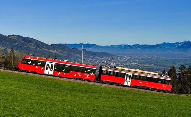 Plus 10 Prozent: Die Passagierzahlen auf der Zahnradbahn Altstätten-Gais haben sich positiv entwickelt