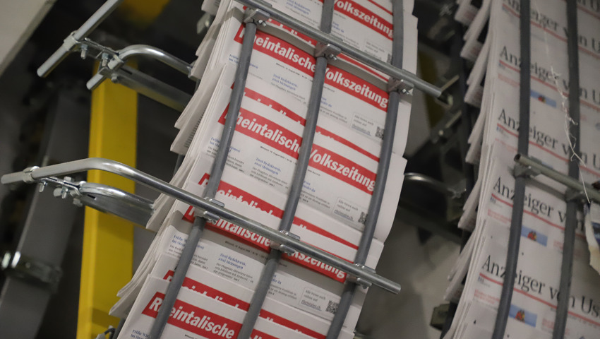 Die «Volkszeitung» wurde für einmal bereits um 20.30 Uhr gedruckt.