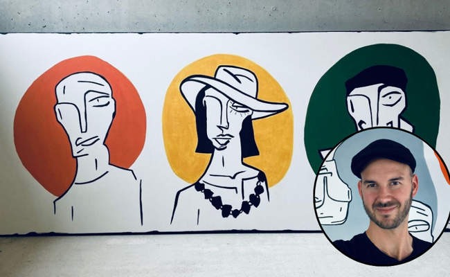 Kunst als Ausgleich zum digitalen Alltag: So findet ein Rheintaler zur Ruhe auf der Leinwand