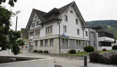 Bank plant neue Gebäude 