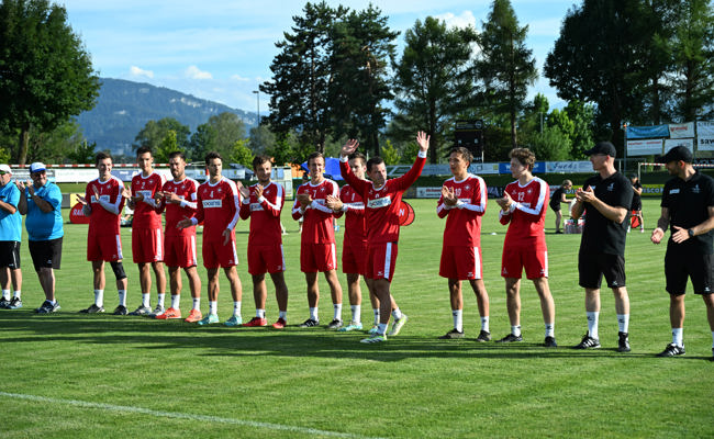 Faustball-Festspiele in Widnau mit Nationalteams eröffnet