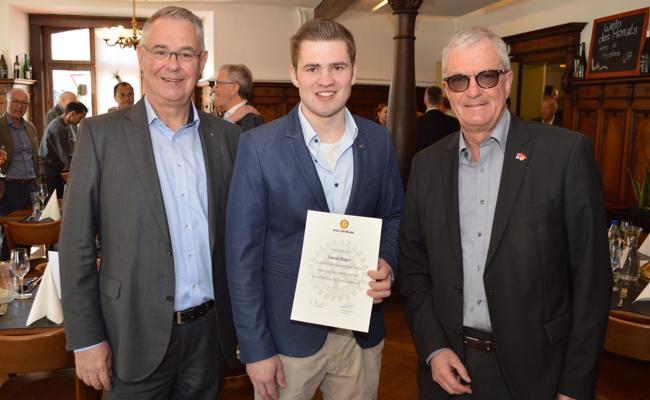 Rotary Club zeichnet Züger aus