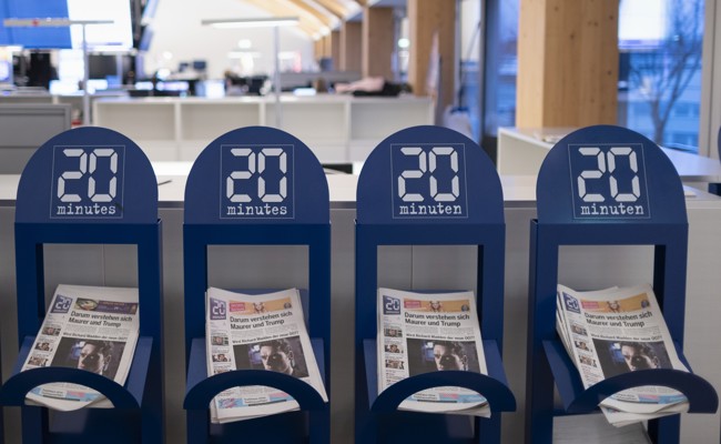 «20 Minuten» stellt Ende Jahr die gedruckte Tageszeitung ein