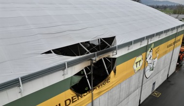 Nach dem Brand bei Thür Transporte: Es klafft ein grosses Loch im Dach