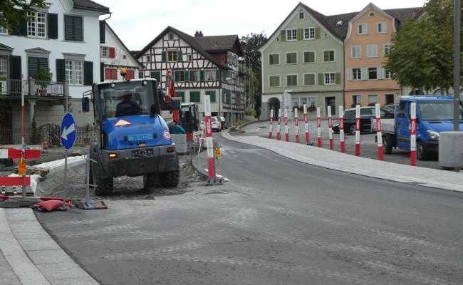 Belag sonntags einbauen