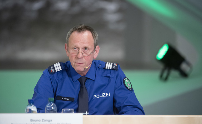 Bruno Zanga, Kommandant der St.Galler Kantonspolizei, gibt bald seinen Abschied