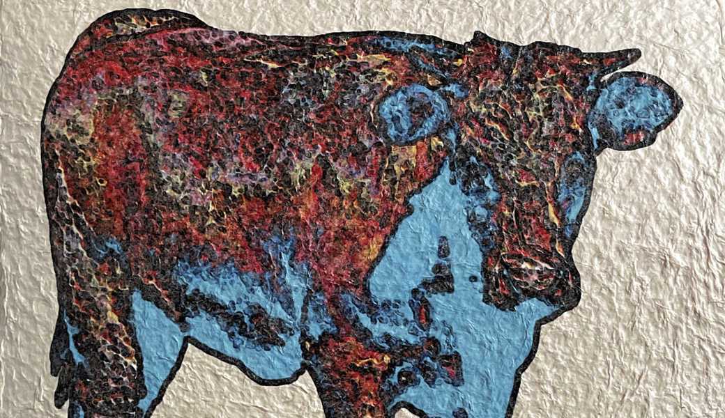 Auch Kühe werden in der Ausstellung gezeigt. Auch Kühe werden in der Ausstellung gezeigt.