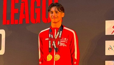 Doppelsieg für Elija Sieber an der Swiss Karate League