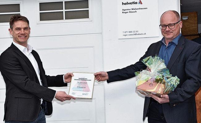 Roger Rüesch feierte silbernes Dienstjubiläum