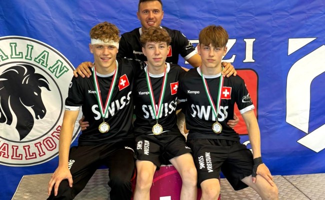 RCOG-Ringer Lio Rüegg gewinnt ein Turnier in Italien