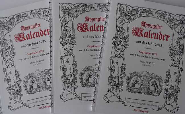Aussen traditionell, innen modern – der 304. Appenzeller Kalender ist erschienen