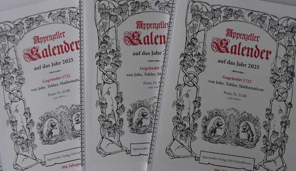 Den Appenzeller Kalender gibt’s seit 1722.