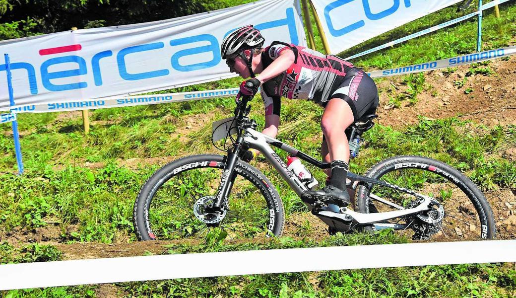 Eliane Müggler: Die Primarlehrerin hat ihren Abstecher in den Weltcup genossen.  Eliane Müggler: Die Primarlehrerin hat ihren Abstecher in den Weltcup genossen.