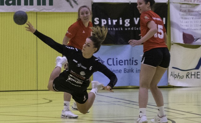 Sieg und Niederlage für die Rheintaler Handballerinnen in der Doppelrunde