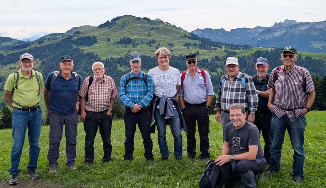 Die Wanderer auf dem Hirschberg