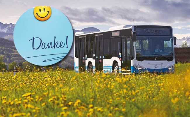 Der kommunizierende Bus: Ein freundliches «Dankeschön» entspannt