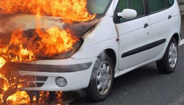 Autobrand in Kriessern