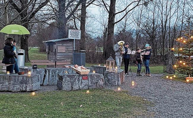 Krippenfeiern am Heiligen Abend